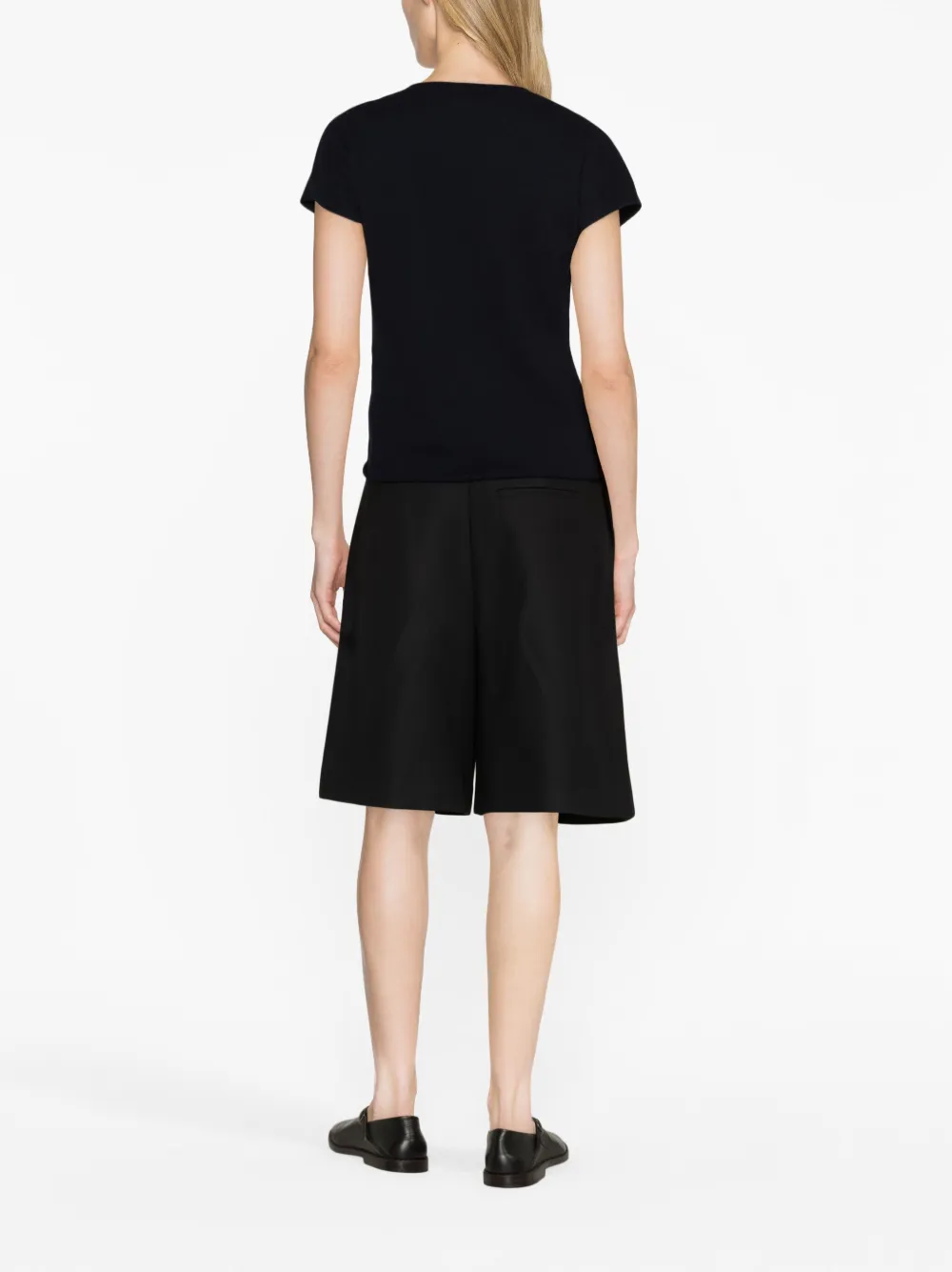 Short-Sleeve Wool-Blend T-Shirt