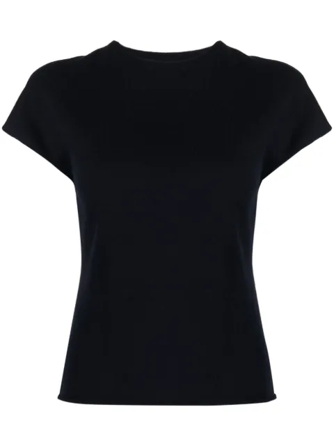 Vince short-sleeve wool-blend T-shirt
