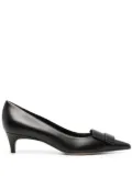 Sergio Rossi SR1 30mm leather pumps - Black