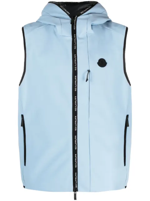 Moncler detachable-sleeves hooded jacket