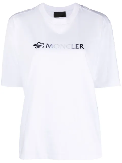 Moncler logo-print cotton T-shirt