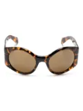 Palm Angels Eyewear Ennis round-frame tinted sunglasses - Brown