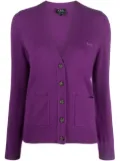 A.P.C. Louisa wool cardigan - Purple