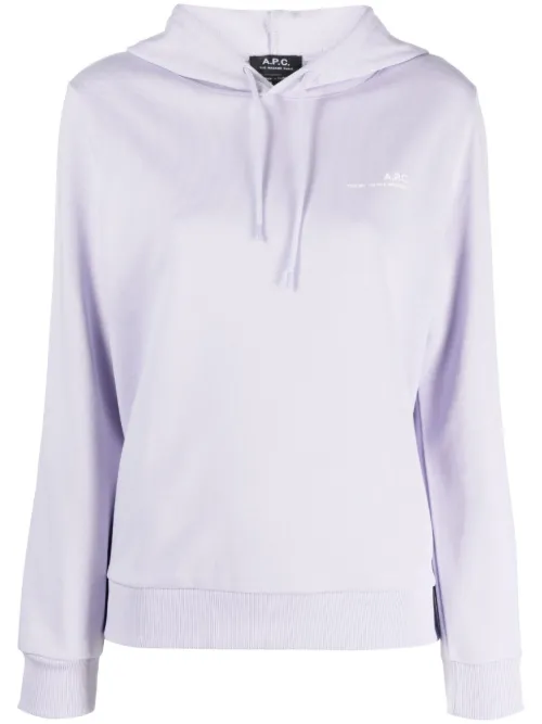 A.P.C. hoodie en coton - Violet - A.P.C. - Modalova