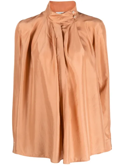 Forte Forte high-neck silk blouse