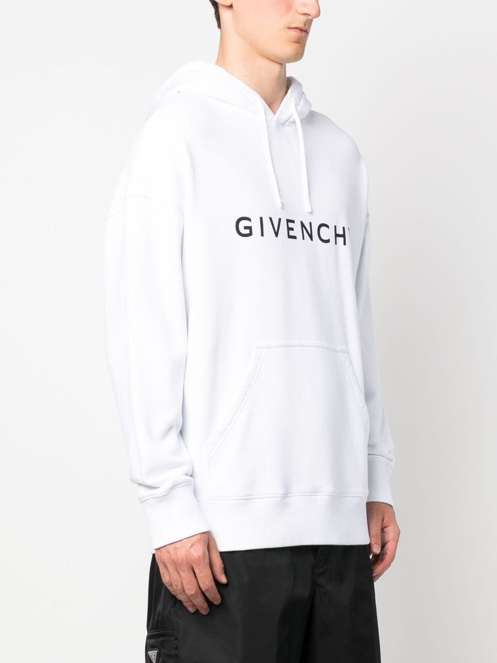 Givenchy Hoodie met logoprint Wit