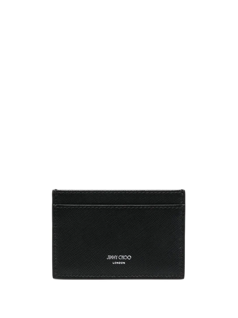 Jimmy Choo logo-lettering cardholder | Black | Image 1