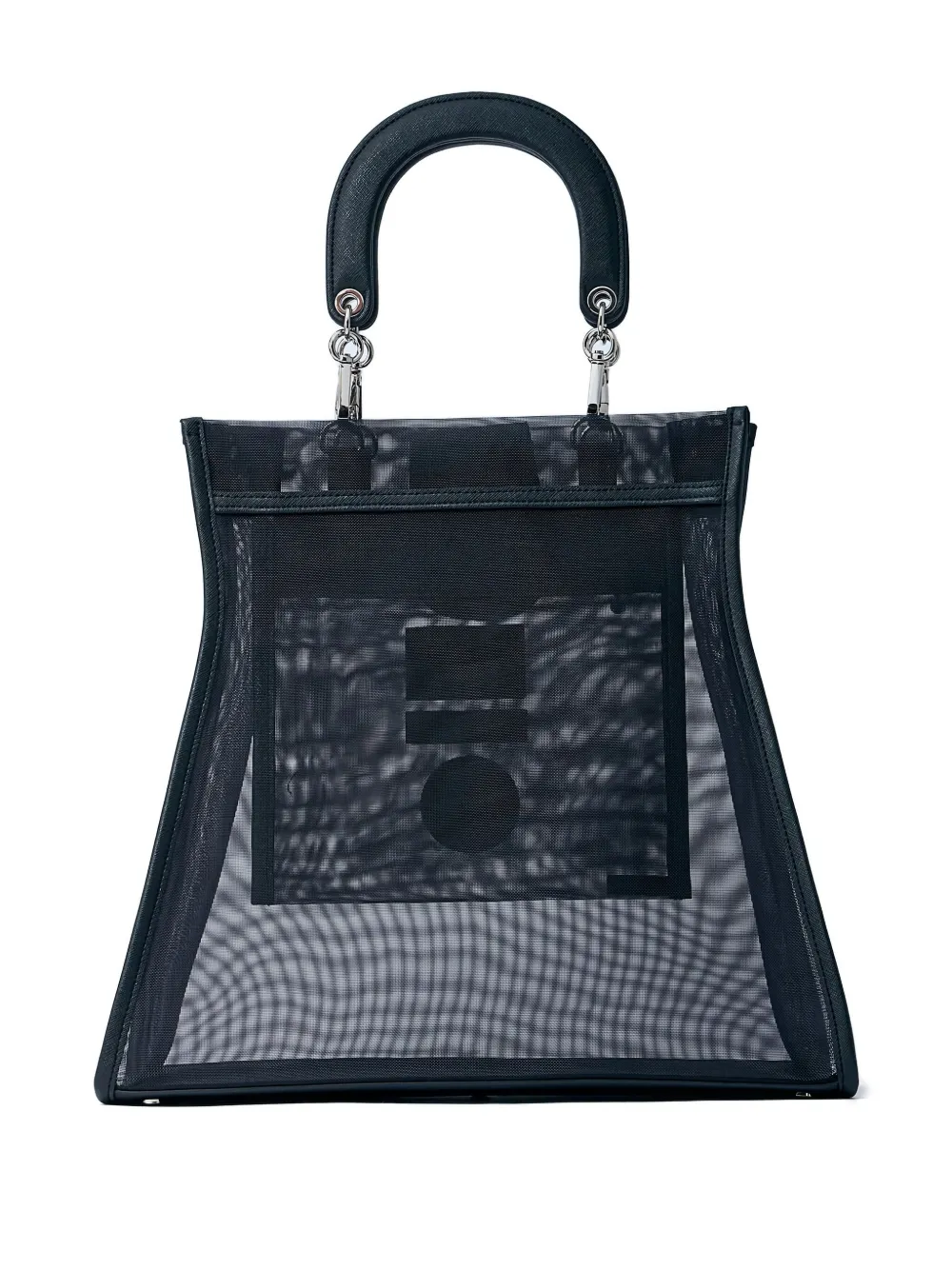 Vivienne Westwood Orb shopper met mesh Zwart