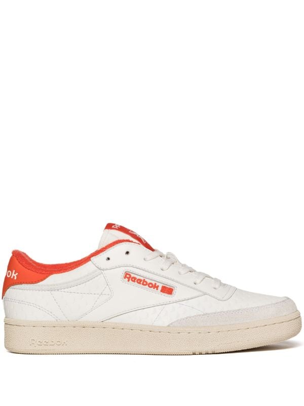 Reebok LTD Club C Embossed Leather Sneakers Farfetch