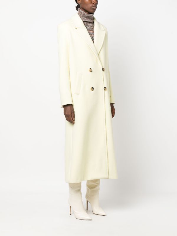 White store maxi coat