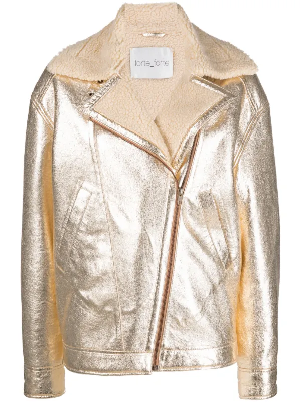 gold shiny jacket