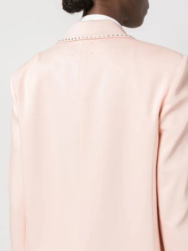 Forte Forte rhinestone-embellished single-breasted Blazer