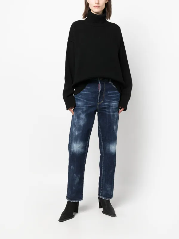 DSQUARED2 ストレートジーンズ | ブルー | FARFETCH JP