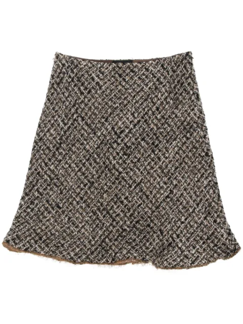 Prada Pre-Owned 2000s tweed skirt