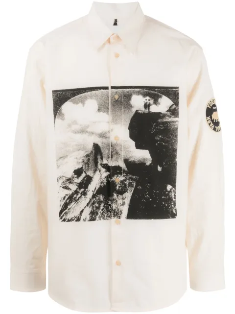OAMC graphic-print cotton shirt 