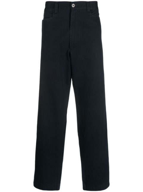 Versace Pre-Owned 2000 straight-leg cotton trousers