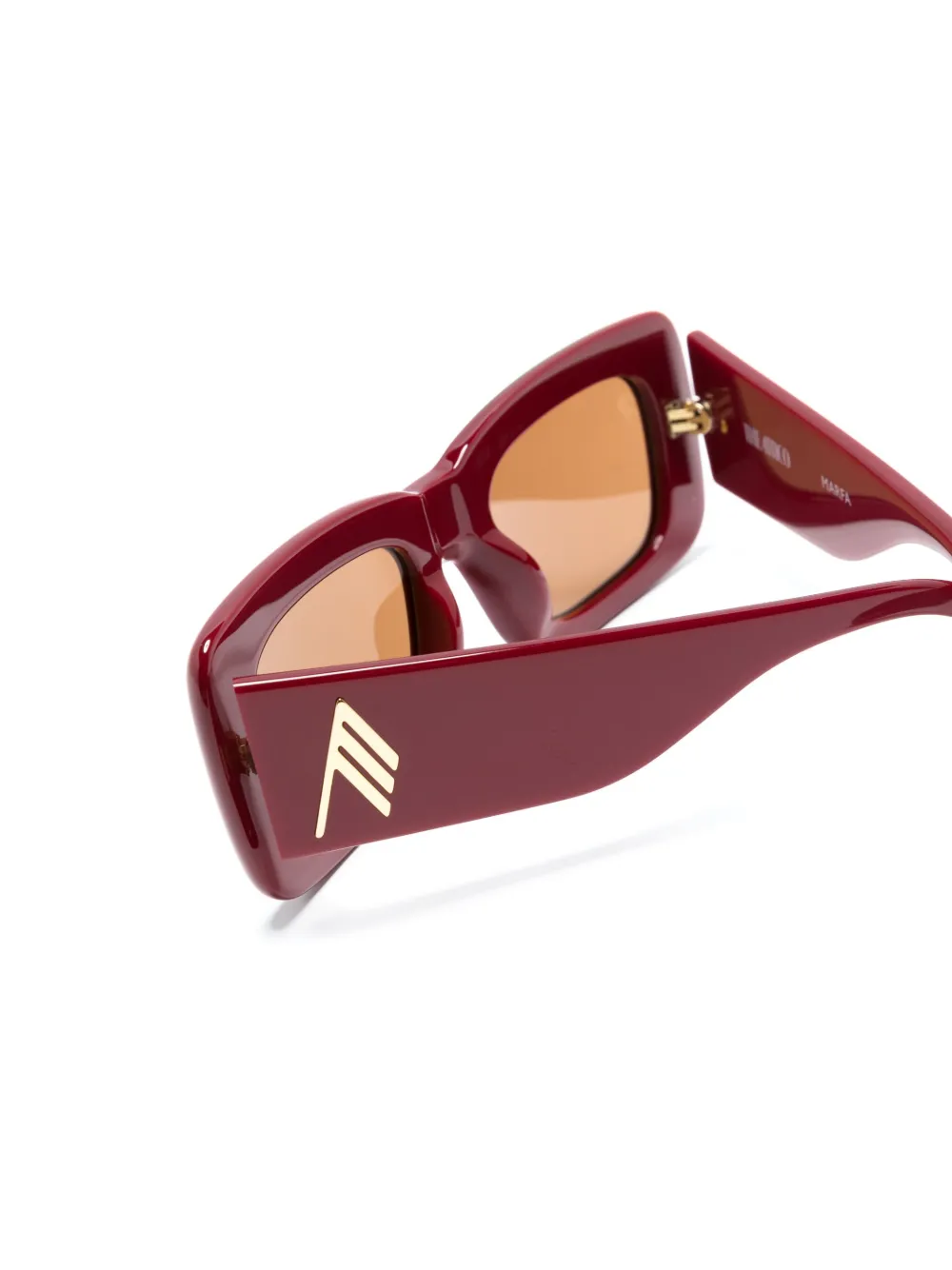 Linda Farrow x The Attico Marfa rectangle-frame Sunglasses - Farfetch