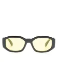 Versace Eyewear Medusa Biggie rectangle-frame sunglasses - Black