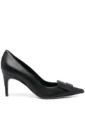 Sergio Rossi SR1 70mm nappa-leather pumps - Black