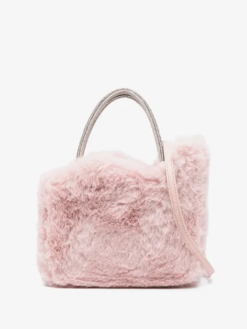 Le Silla micro Ivy faux-fur tote bag