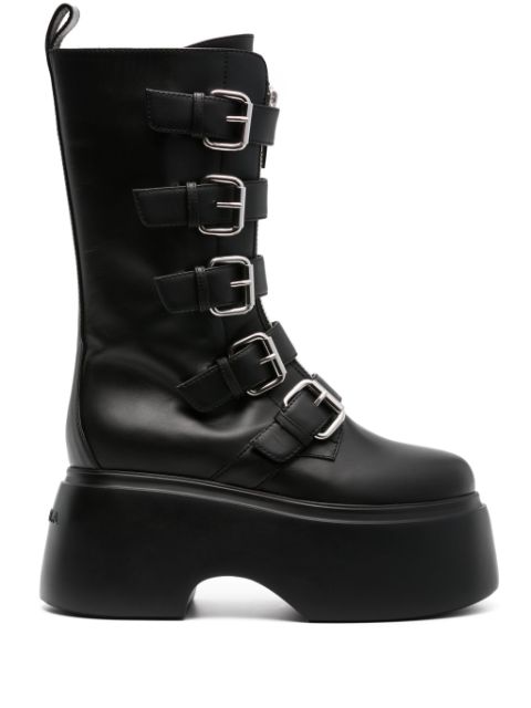 Le Silla Kembra 100mm leather ankle boots Women