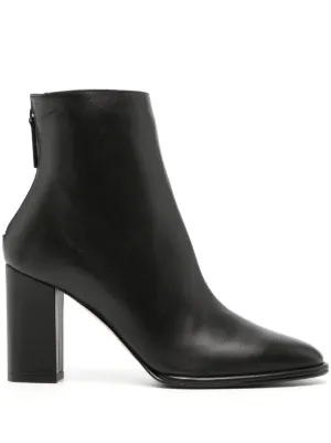 Jimmy Choo Lawton 65mm braided-strap block-heel Boots | Black