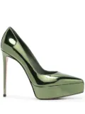 Le Silla Uma 130mm pointed-toe pumps - Green