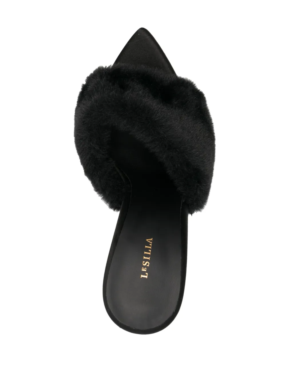 Le Silla Bella 105mm faux-fur mules Women