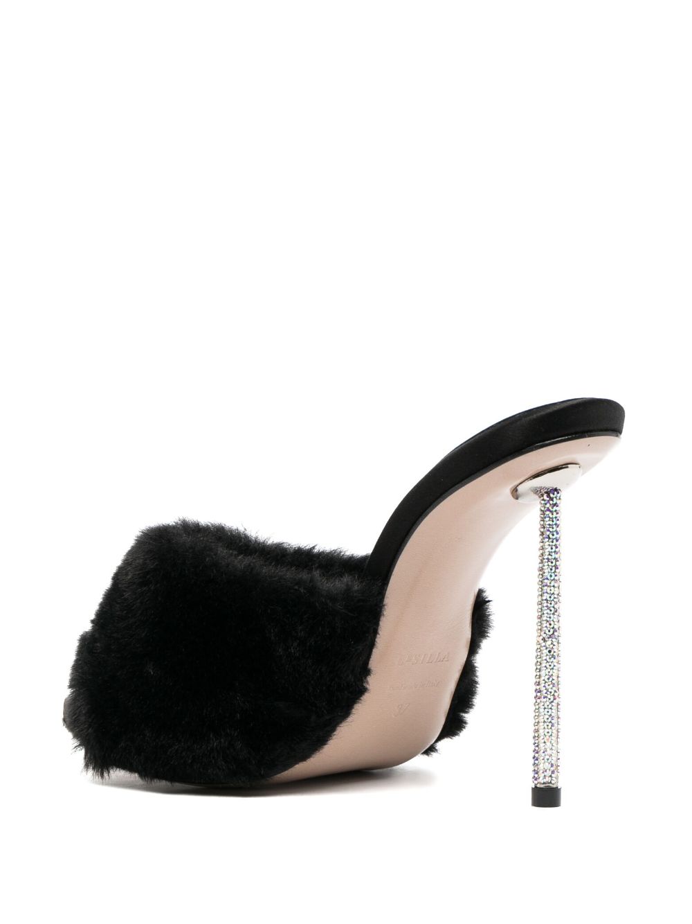 Le Silla Bella 105mm faux-fur mules Women