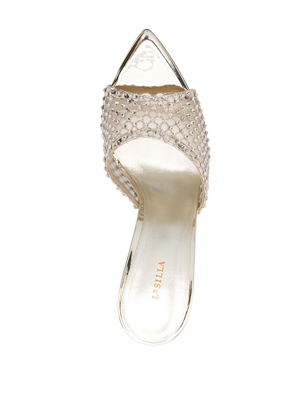 Le Silla Gilda 110mm crystal sandals Women