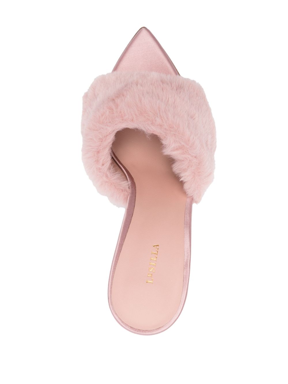 Le Silla Bella 105mm faux-fur mules Women