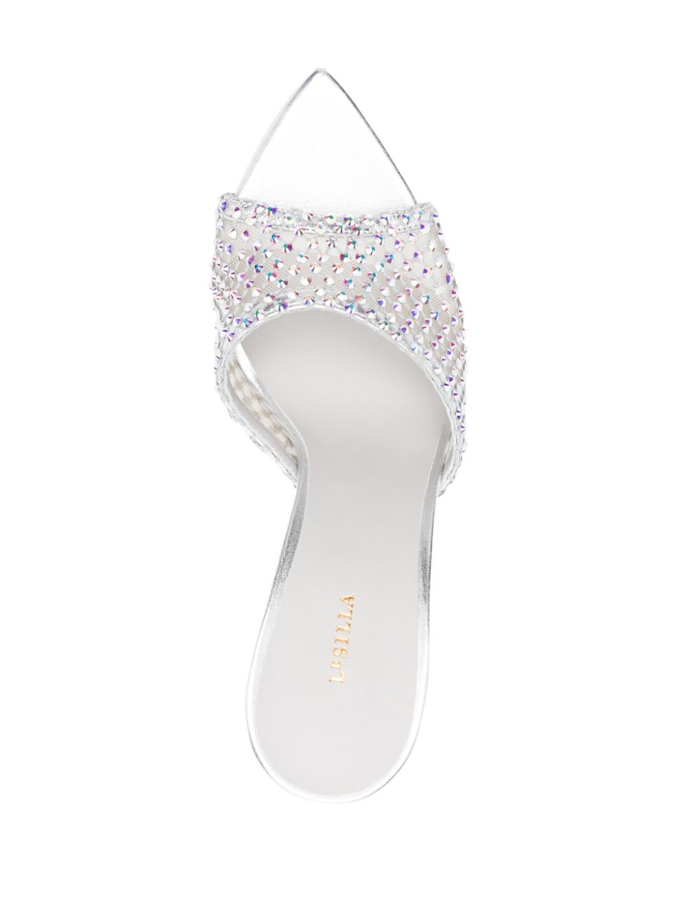 Le Silla Gilda 110mm crystal-embellished sandals Women