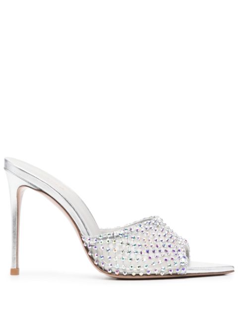 Le Silla Gilda 110mm crystal-embellished sandals Women