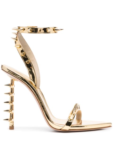 Le Silla Jagger 120mm Rockstud-embellished sandals Women