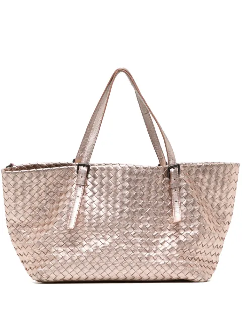 Bottega Veneta Pre-Owned bolso shopper Intrecciato Cabat pequeño