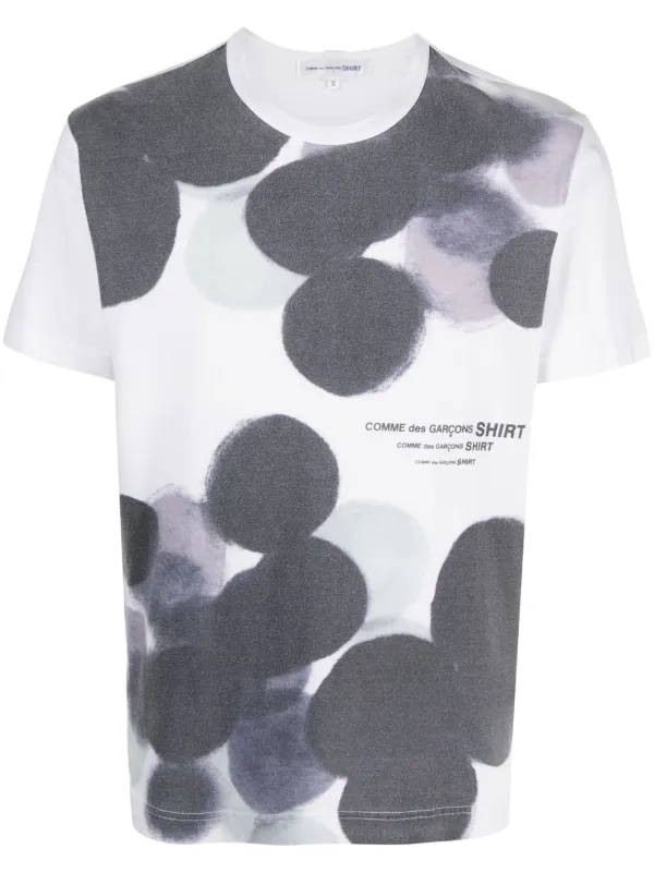 Comme Des Gar ons Pre Owned 2000 dot print Cotton T shirt Farfetch