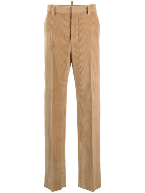 DSQUARED2 pantalones de pana rectos
