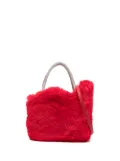 Le Silla micro Ivy faux-fur tote bag - Red