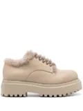Le Silla Ranger 55mm leather lace-up shoes - Neutrals