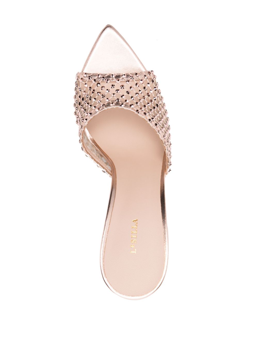 Le Silla Gilda 110mm crystal-embellished mules Women