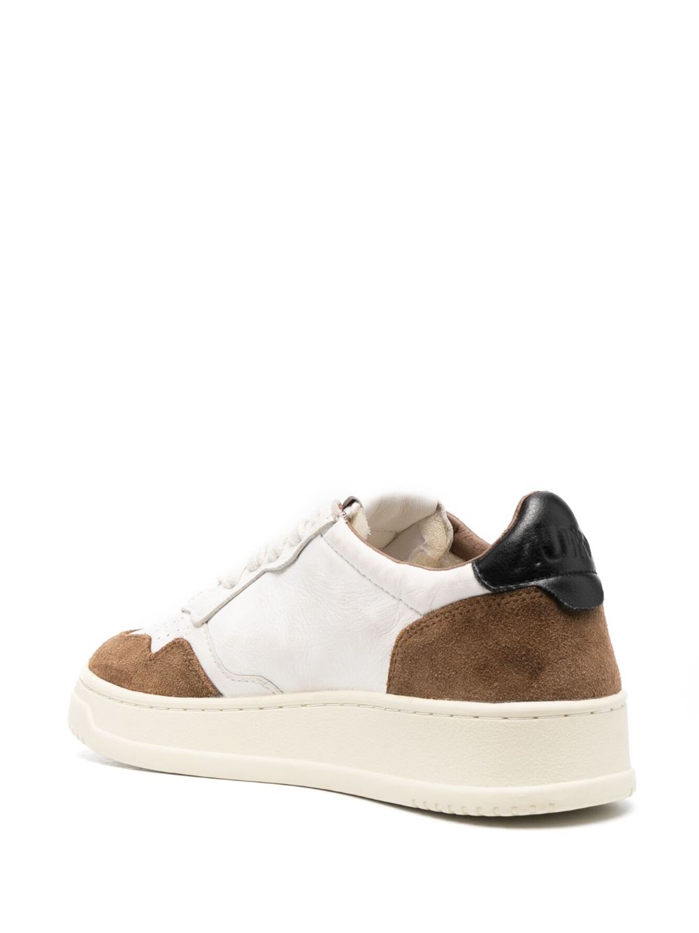 AUTRY PANELLED PERFORATED LEATHER SNEAKERS 