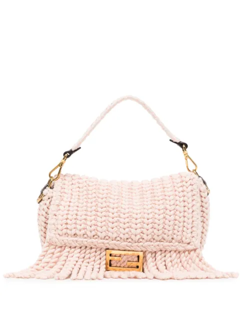 Fendi Pre-Owned сумка Baguette в технике кроше