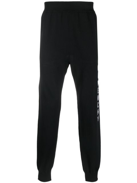 Givenchy intarsia-knit logo track pants Men