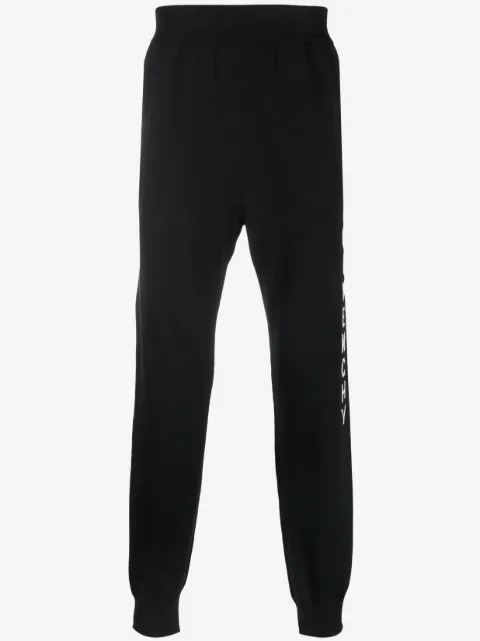Givenchy intarsia-knit logo track pants