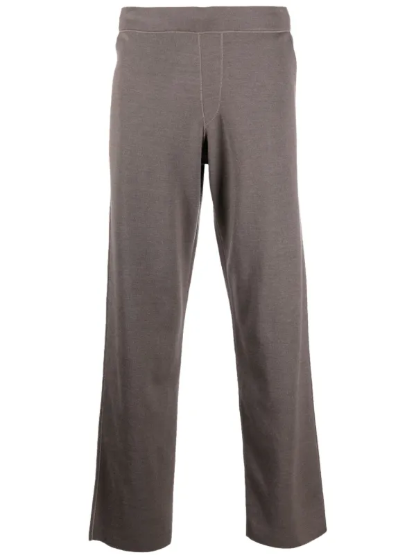Brioni Drawstring-fastening Track Pants in Brown