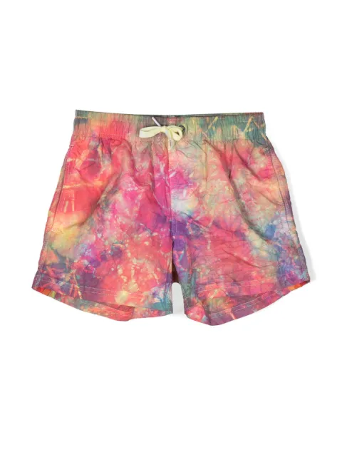 Sundek shorts de playa con estampado abstracto