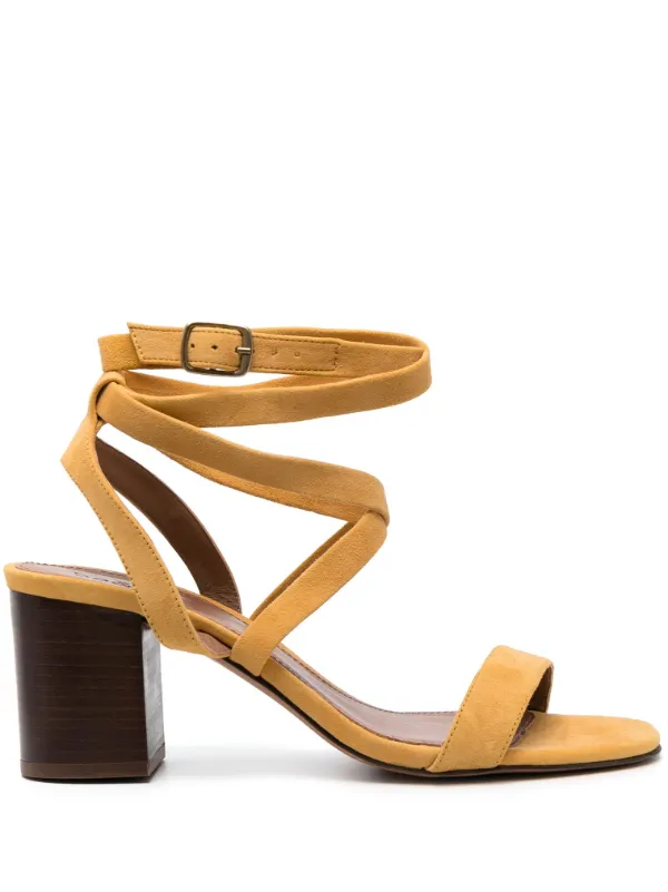 Ba Sh Cequoia 75mm Suede Sandals Farfetch