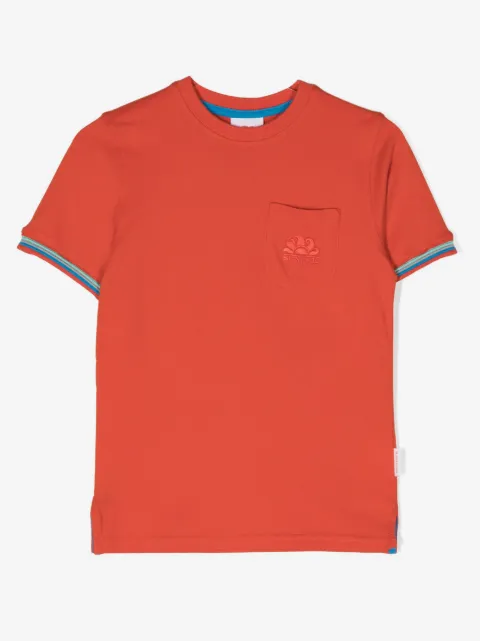 Sundek logo-embroidered cotton T-shirt