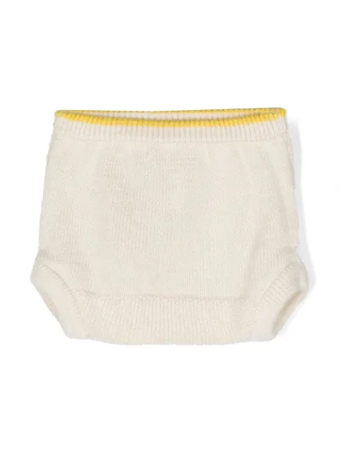 Gensami kids alpaca-blend knitted shorts 