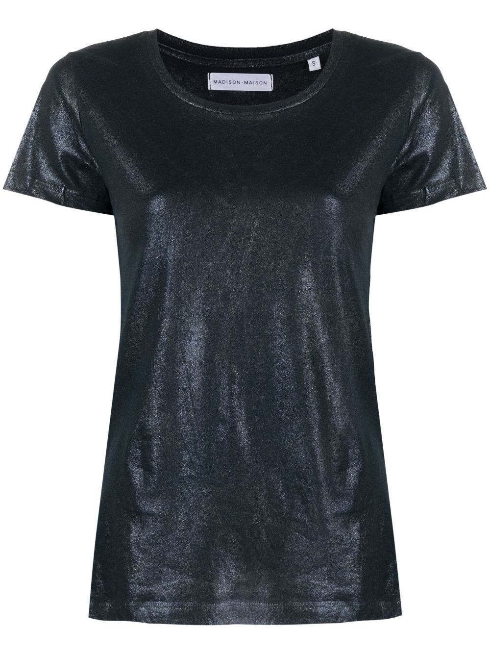 short-sleve lamé T-shirt